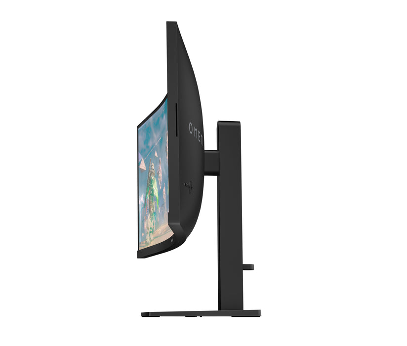 OMEN by HP OMEN by 34 inch WQHD 165Hz Curved Gaming Monitor - OMEN 34c, 86.4 cm (34"), 3440 x 1440 pixels, Wide Quad HD, LCD, 1 ms, Black
