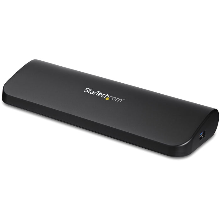 StarTech Dual Monitor USB 3.0 Laptop Docking Station with HDMI/DVI/VGA, 3x USB-A Hub, GbE, Audio, Universal Type-A Dock for Windows/macOS/ChromeOS - TAA Compliant (USB3SDOCKHDV)