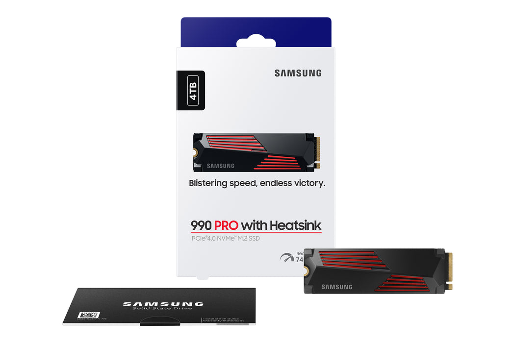 Samsung 990 Pro, 4 TB, M.2, 7450 MB/s