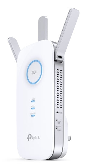 TP-Link AC1750 Wi-Fi, Network repeater, 1750 Mbit/s, 10,100,1000 Mbit/s, External, Gigabit Ethernet, 10/100/1000Base-T(X)