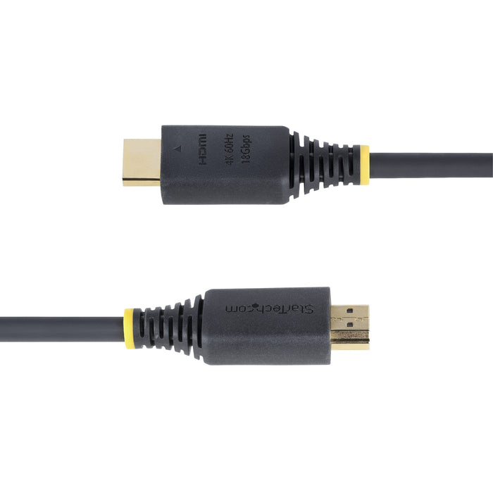 StarTech 8ft (2.4m) Premium Certified High Speed HDMI Cable, 4K 60Hz/1440p 144Hz, 18Gbps, UHD HDMI 2.0 Cord, TPE Jacket