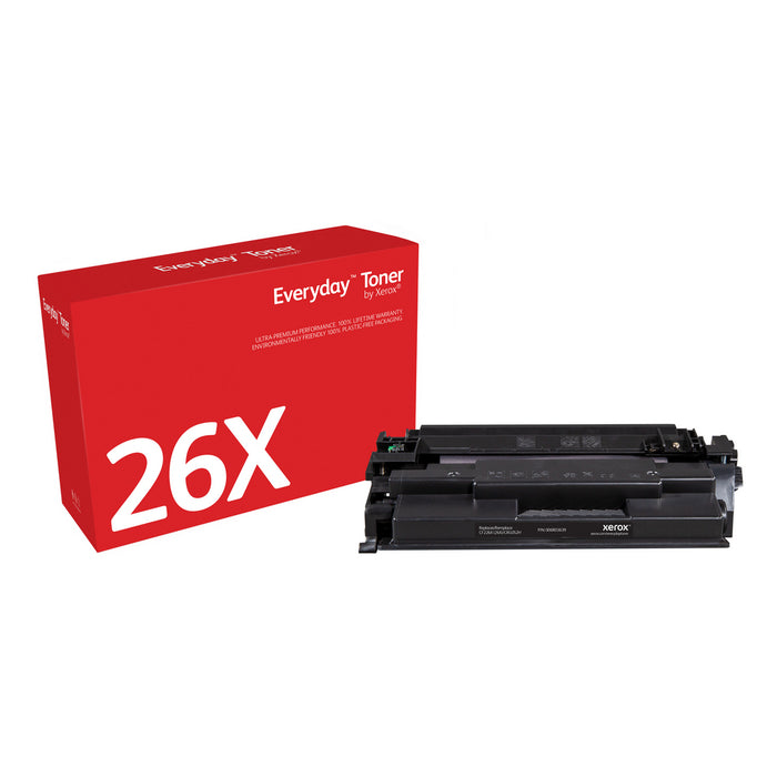 Everyday™ Black Toner by compatible with HP 26A (CF226A), Standard capacity, 3100 pages, Black, 1 pc(s)