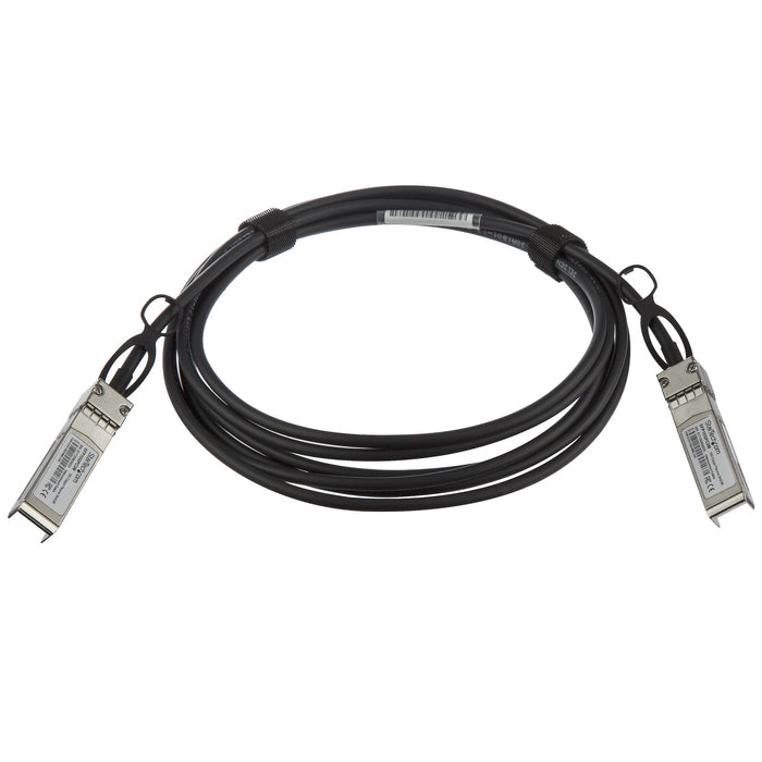 StarTech.com MSA Uncoded Compatible 3m 10G SFP+ to SFP+ Direct Attach Breakout Cable Twinax - 10 GbE SFP+ Copper DAC 10 Gbps Low Power Passive Transceiver Module DAC, 3 m, SFP+, SFP+