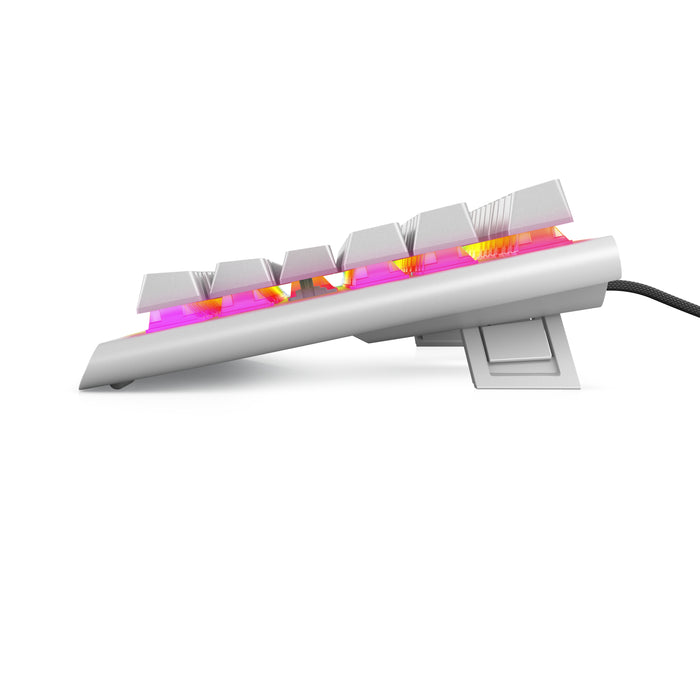 Alienware AW420K, Wired, USB, Mechanical, QWERTY, RGB LED, White