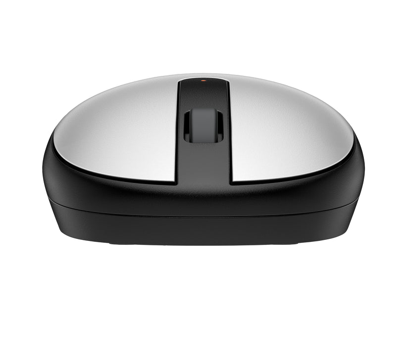 HP 240 Pike Silver Bluetooth Mouse, Ambidextrous, Optical, Bluetooth, 1600 DPI, Silver