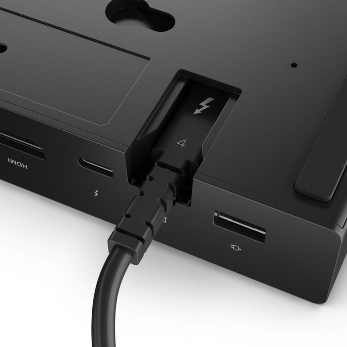Lenovo 40BG0135UK, Wired, Thunderbolt 4, 100 W, 2500 Mbit/s, Black, Eclipse Black