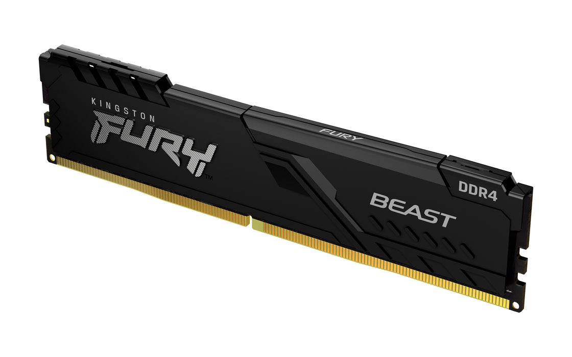 Kingston Technology FURY Beast 8GB 3200MT/s DDR4 CL16 DIMM Black, 8 GB, 1 x 8 GB, DDR4, 288-pin DIMM