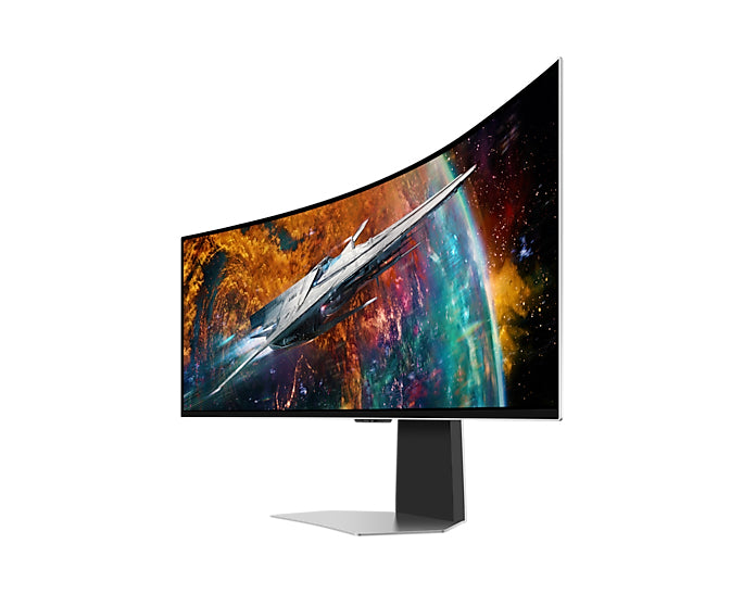 Samsung LS49CG954SU, 124.5 cm (49"), 5120 x 1440 pixels, Dual QHD, OLED, 0.03 ms, Silver