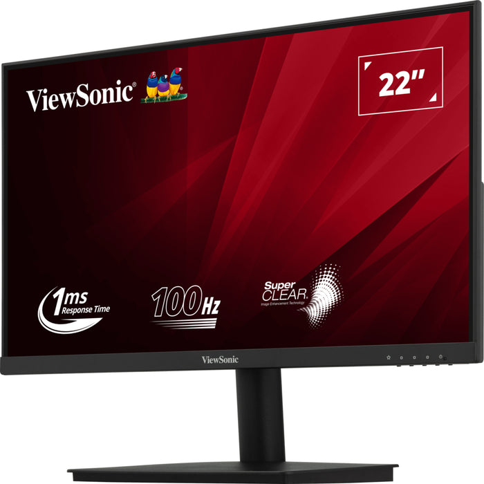 Viewsonic VA220-H, 55.9 cm (22"), 1920 x 1080 pixels, Full HD, LED, 1 ms, Black