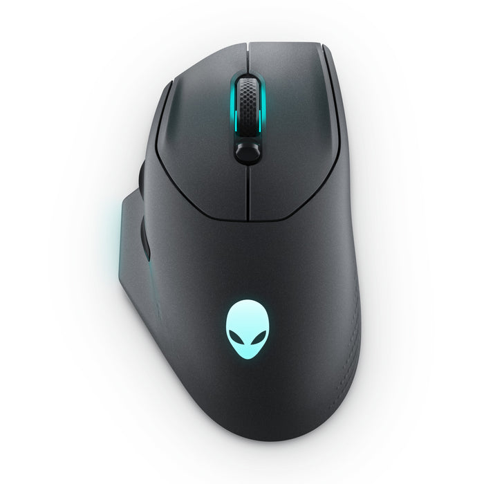 Alienware AW620M, Right-hand, Optical, RF Wireless + USB Type-C, 26000 DPI, Black
