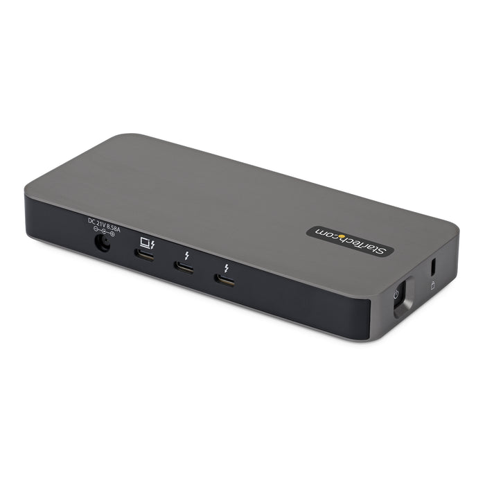 StarTech.com USB-C/USB-A to M.2 NVMe Dock Adapter, 10Gbps, Tool-Free External M.2 NVMe SSD Reader, B+M/M-Key, SSD, M.2, M.2, USB 3.2 Gen 2 (3.1 Gen 2) Type-C, Black, 10 Gbit/s
