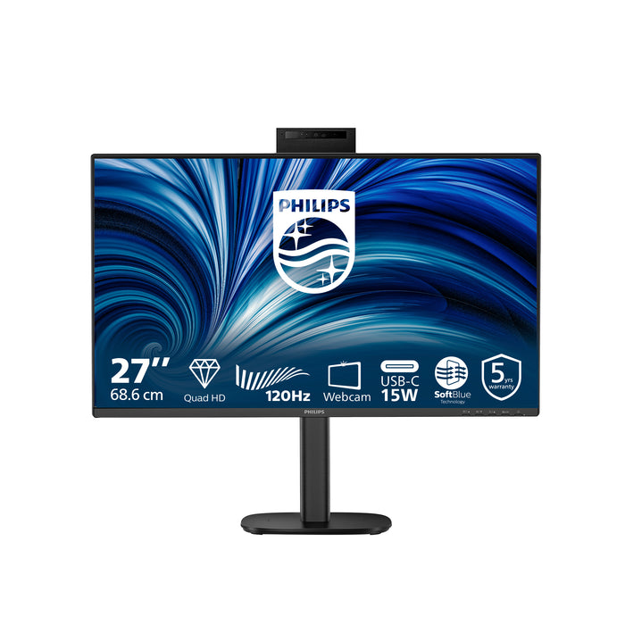 Philips 27B2N3500JH, 68.6 cm (27"), 2560 x 1440 pixels, Quad HD, LCD, 4 ms, Black