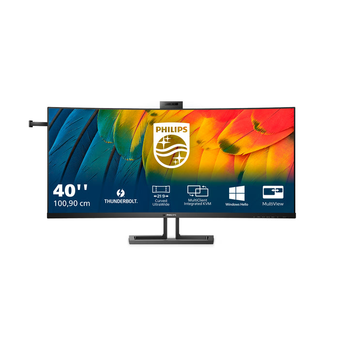 Philips 40B1U6903CH/00, 100.8 cm (39.7"), 5120 x 2160 pixels, 5K Ultra HD, LCD, 4 ms, Black