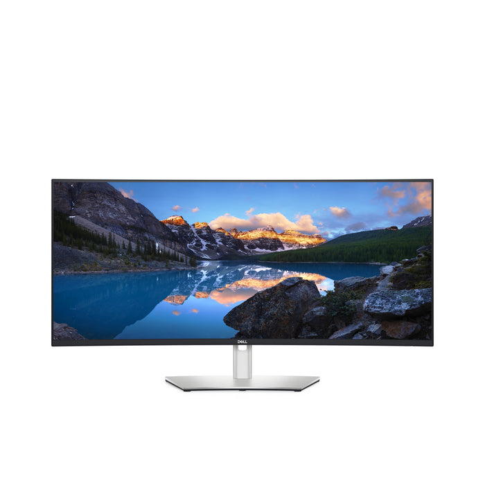 DELL UltraSharp U3824DW, 95.2 cm (37.5"), 3840 x 1600 pixels, Wide Quad HD+, LCD, 8 ms, Black, Silver