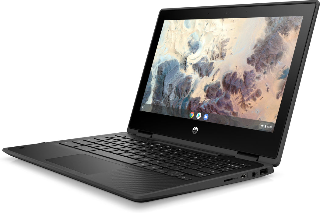 HP Chromebook x360 11 G4, Intel® Celeron®, 1.1 GHz, 29.5 cm (11.6"), 1366 x 768 pixels, 4 GB, 32 GB
