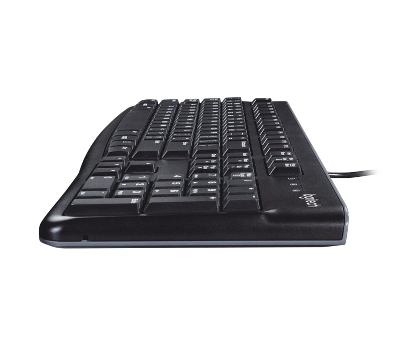 Logitech Keyboard K120 for Business, Full-size (100%), USB, Black