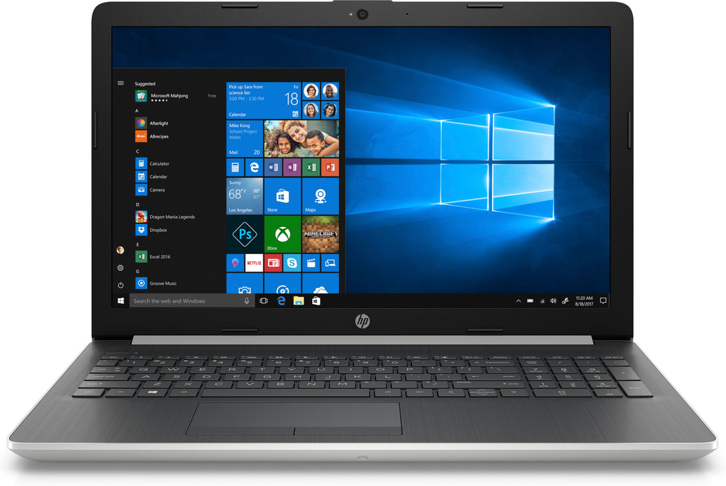 HP 15-da0017na, Intel® Core™ i3, 2.3 GHz, 39.6 cm (15.6"), 1920 x 1080 pixels, 8 GB, 1 TB