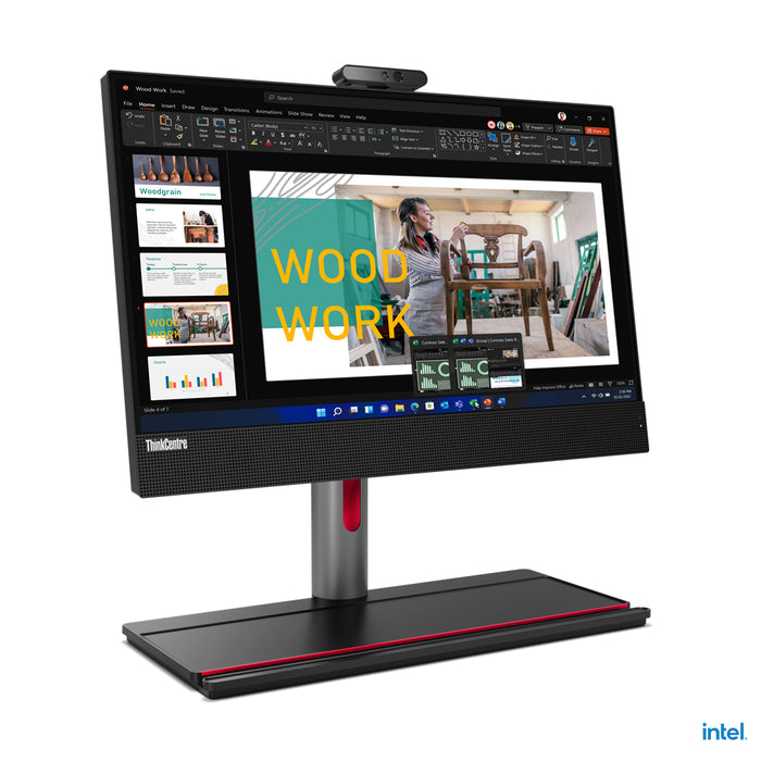 Lenovo ThinkCentre M70a Gen 3, 54.6 cm (21.5"), Full HD, Intel® Core™ i5, 8 GB, 256 GB, Windows 11 Pro