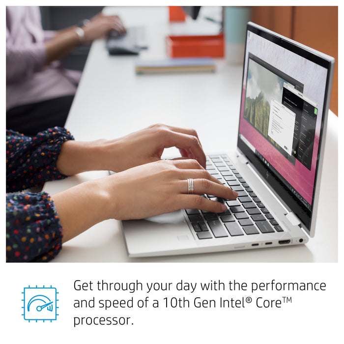 HP EliteBook x360 830 G7, Intel® Core™ i5, 1.6 GHz, 33.8 cm (13.3"), 1920 x 1080 pixels, 16 GB, 256 GB