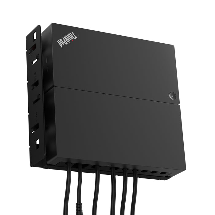 Lenovo ThinkSmart SmartDock, Wired, USB 3.2 Gen 2 (3.1 Gen 2) Type-C, 60 W, 100,1000 Mbit/s, Black, 3840 x 2160 pixels