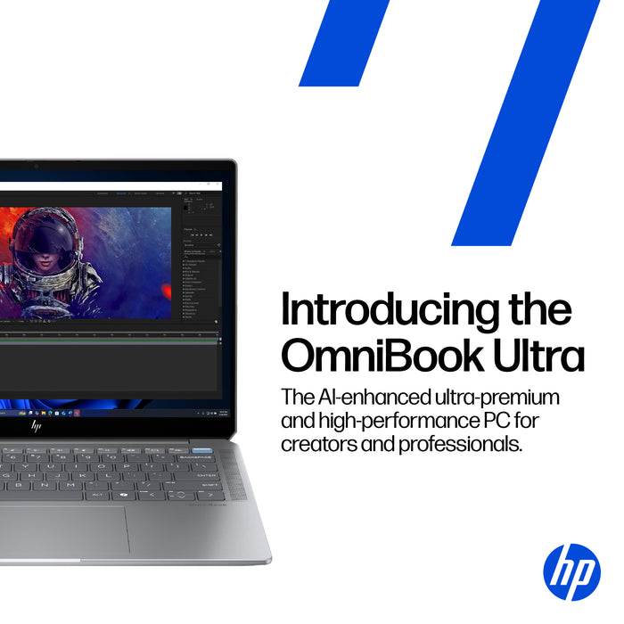 HP OmniBook Ultra Flip 14-fh0004na, Intel Core Ultra 7, 35.6 cm (14"), 2880 x 1800 pixels, 32 GB, 2 TB, Windows 11 Home