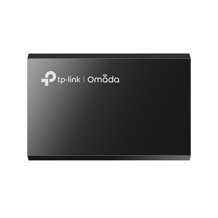 TP-Link Omada IEEE 802.3af PoE Injector, Fast Ethernet, Gigabit Ethernet, 10,100,1000 Mbit/s, 10/100/1000, IEEE 802.3, IEEE 802.3ab, IEEE 802.3af, IEEE 802.3u, Cat3, Cat4, Cat5, Cat5e, Cat6, Black