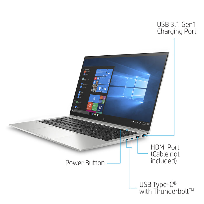 HP EliteBook x360 1040 G7, Intel® Core™ i5, 1.6 GHz, 35.6 cm (14"), 1920 x 1080 pixels, 16 GB, 256 GB