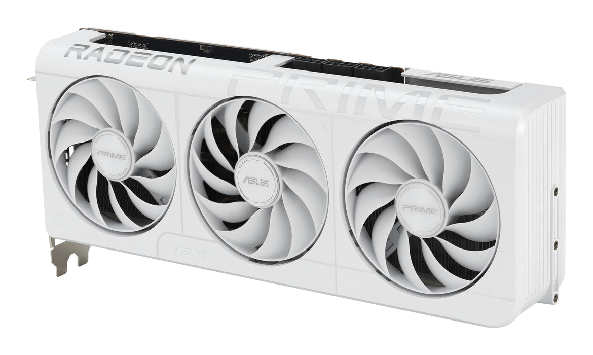 ASUS Prime -RX9070XT-O16G-WHITE, Radeon RX 9070 XT, 16 GB, GDDR6, 256 bit, 7680 x 4320 pixels, PCI Express 5.0