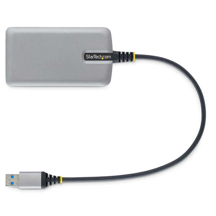 StarTech 4 Port USB Hub, USB 3.0 (5Gbps), Bus Powered, USB-A to 4x USB-A Hub w/ Optional Auxiliary Power Input, Portable Desktop/Laptop USB Hub, 1ft/30cm Cable, USB Expansion Hub (5G4AB-USB-A-HUB)