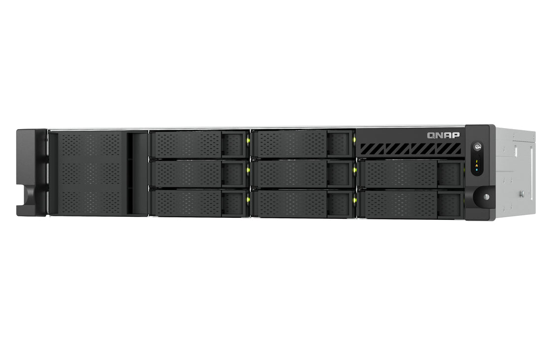QNAP TS-855EU-8G, NAS, Rack (2U), Intel Atom®, C5125, 8 GB, DDR4