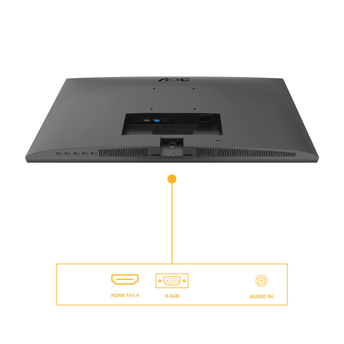 AOC B3 27B3HA2, 68.6 cm (27"), 1920 x 1080 pixels, Full HD, LED, 4 ms, Black
