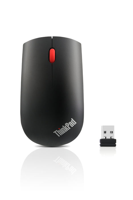 Lenovo 4X30M56887, Ambidextrous, Optical, RF Wireless, 1200 DPI, Black, Red