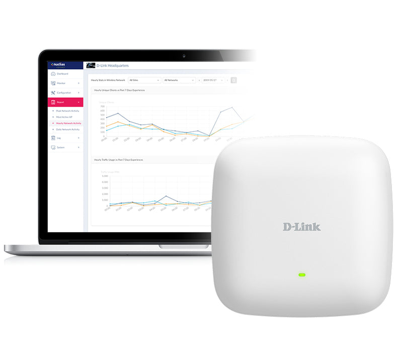 D-Link AX3000 Wi-Fi 6 Dual-Band PoE Access Point, 2.4 GHz, 5 GHz, 3000 Mbit/s, SNMP, SNMPv2, SNMPv3, WEP, WPA, WPA2, WPA3, 10,100,1000,2500 Mbit/s