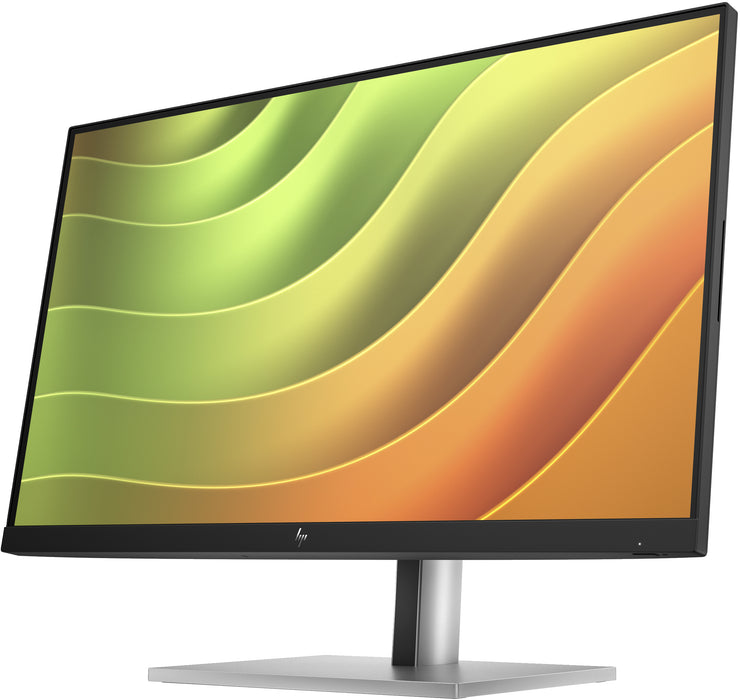 HP E24u G5 FHD USB-C Monitor, 60.5 cm (23.8"), 1920 x 1080 pixels, Full HD, LCD, 5 ms, Black, Silver