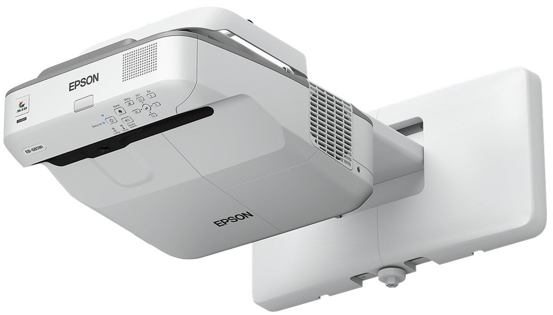 Epson EB-695Wi, 3500 ANSI lumens, 3LCD, WXGA (1280x800), 300:1, 16:10, 1524 - 2540 mm (60 - 100")