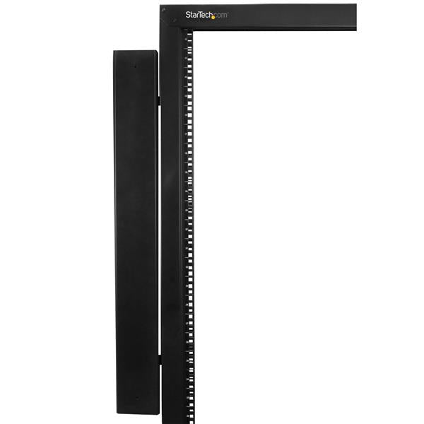StarTech.com Vertical Cable Organizer with Finger Ducts - 20U - 3 ft., Cable management panel, Plastic, Steel, Black, 1 pc(s), 2.3 kg