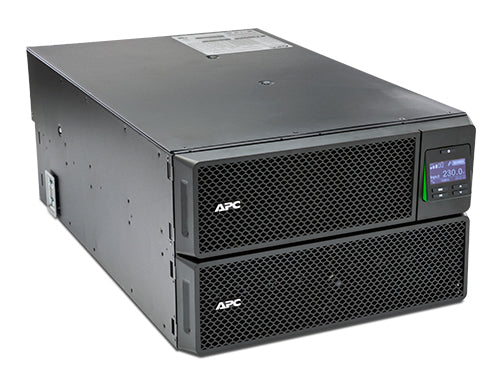 APC Smart-UPS On-Line SRT8KRMXLI - 8kW/VA, 6x C13 + 4x C19 + hardwire 1phase output, rack mountable, Embedded NMC, Double-conversion (Online), 8 kVA, 8000 W, Sine, 100 V, 476 V