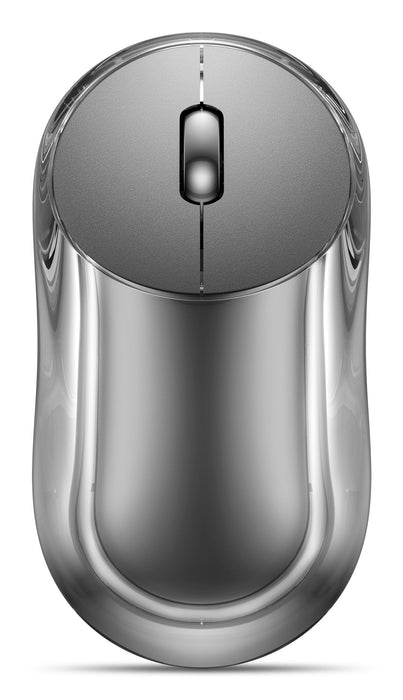 Lenovo 8000, Ambidextrous, Optical, Bluetooth + USB Type-A, 4000 DPI, Grey