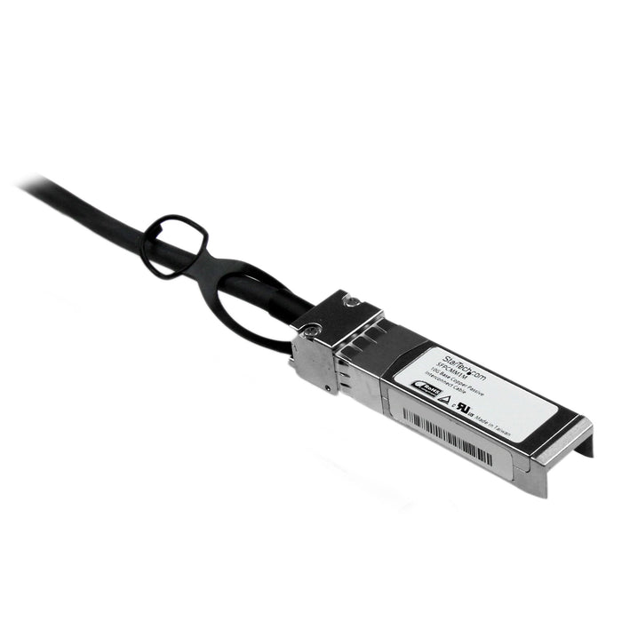 StarTech.com Cisco SFP-H10GB-CU1M Compatible 1m 10G SFP+ to SFP+ Direct Attach Cable Twinax - 10GbE SFP+ Copper DAC 10 Gbps Low Power Passive Mini GBIC/Transceiver Module DAC Firepower ASR920 ASR9000, 1 m, SFP+, SFP+