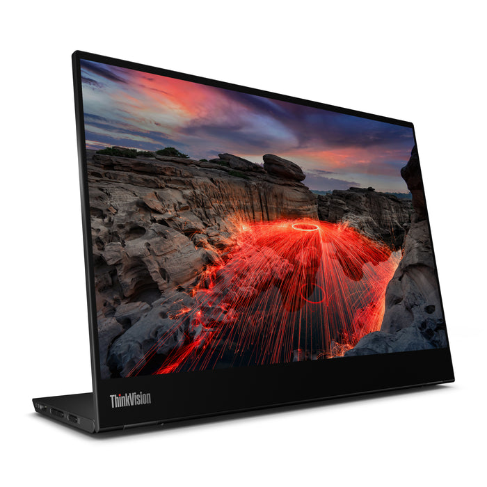Lenovo ThinkVision M14t Gen 2, 35.6 cm (14"), 2240 x 1400 pixels, 2.2K, LED, 8 ms, Black
