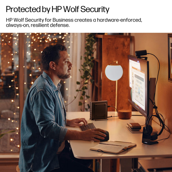 HP EliteDesk 8 Mini G1a AI, 2 GHz, AMD Ryzen Al 7, 350, 32 GB, 1 TB, Windows 11 Pro