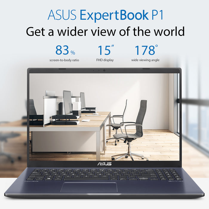 ASUS ExpertBook P1 P1503CV-582XA, Intel Core 5, 39.6 cm (15.6"), 1920 x 1080 pixels, 8 GB, 256 GB, Windows 11 Pro Education