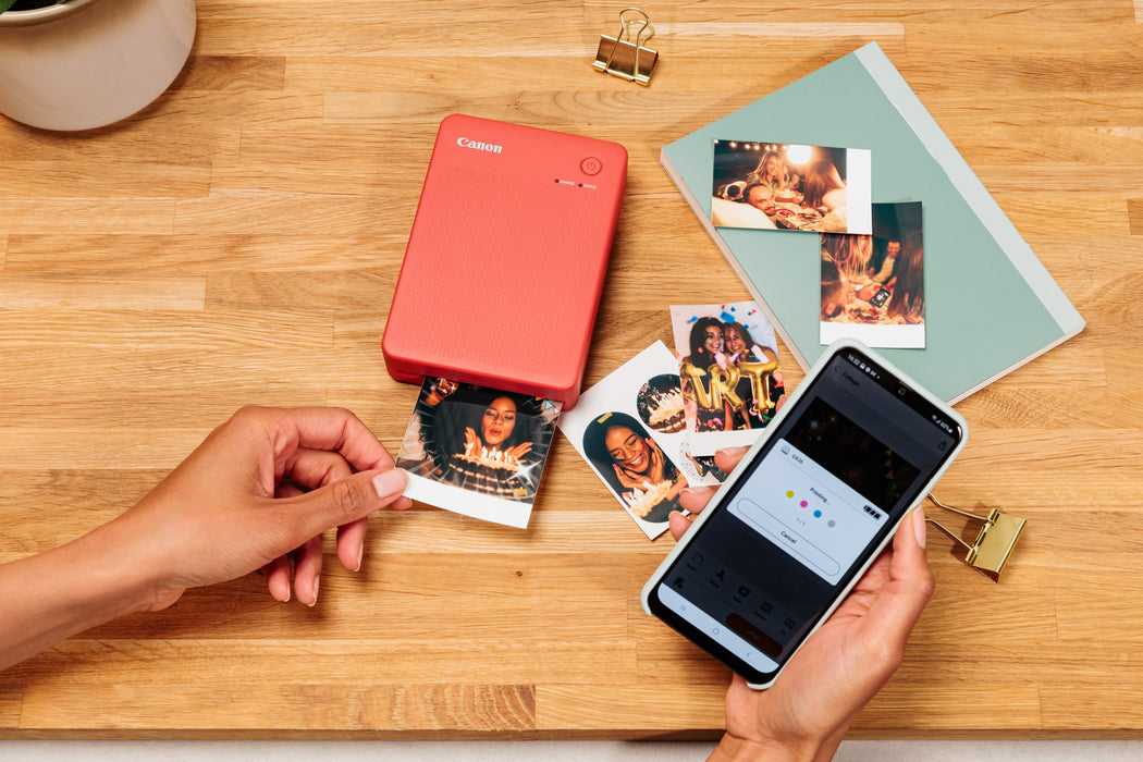 Canon SELPHY QX20 BK, Dye-sublimation, 287 x 287 DPI, 2.8" x 3.3" (7.2x8.5cm), Borderless printing, Wi-Fi, Bluetooth