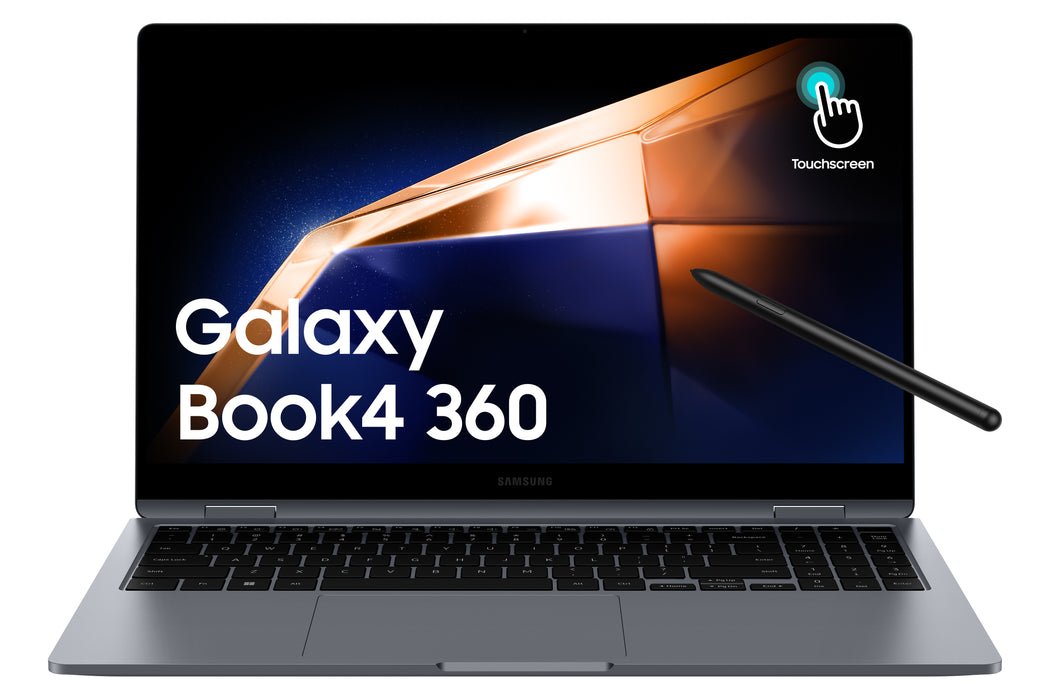 Samsung Galaxy Book4 360 NP754QGK-KG2UK, Intel Core 5, 39.6 cm (15.6"), 1920 x 1080 pixels, 16 GB, 256 GB, Windows 11 Pro
