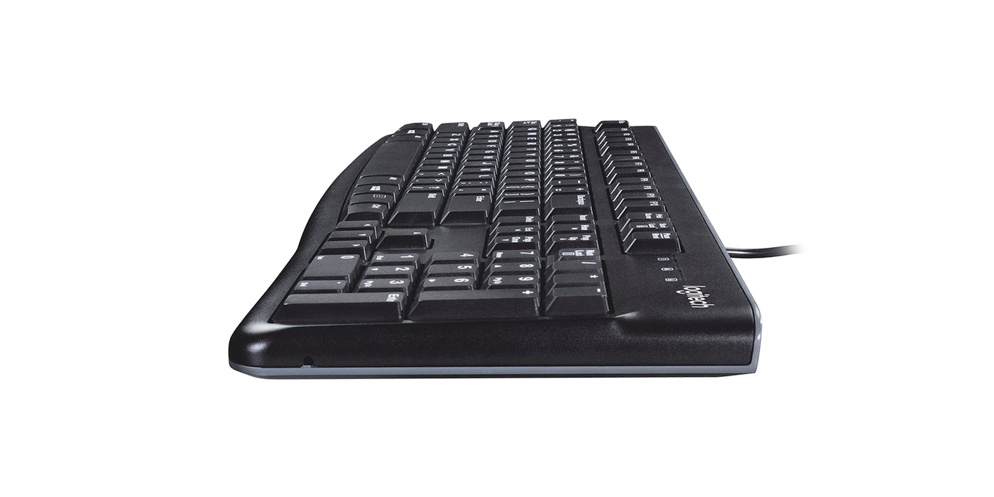 Logitech Keyboard K120 for Business, Wired, USB, QWERTY, Black