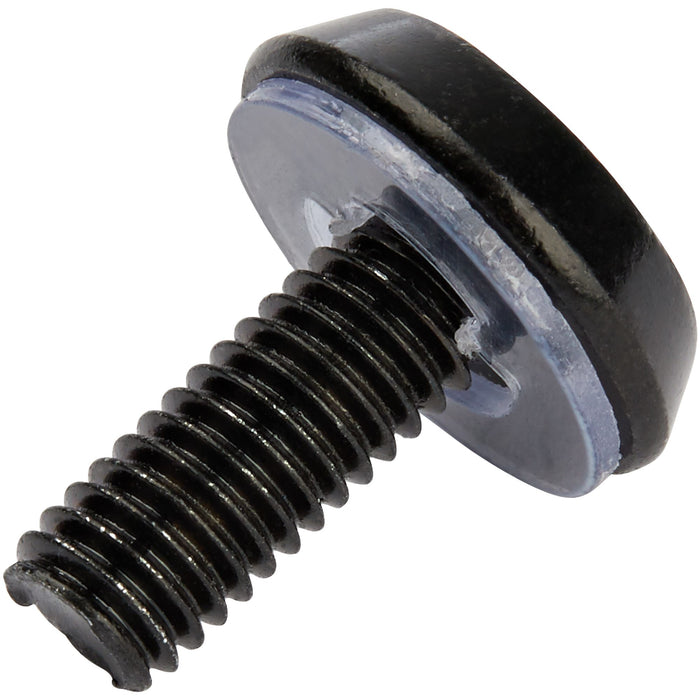 StarTech.com 50-Pack 10-32 12mm Screws, Washers and Square Hole Cage Nuts with Installation Tool, Hardware Mounting Kit for 19" or 10" Server Racks, Cabinets and Enclosures, Black - TAA, Bolts & nuts, Steel, Pan head, Black, TAA, CE, REACH, RoHS, 15.9 mm