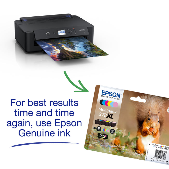 Epson Expression Photo HD XP-15000 A3+ Wireless Inkjet Printer, Colour, 5760 x 1440 DPI, A3+, 29 ppm, Duplex printing, LCD