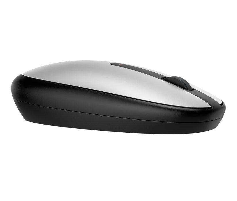HP 240 Pike Silver Bluetooth Mouse, Ambidextrous, Optical, Bluetooth, 1600 DPI, Silver
