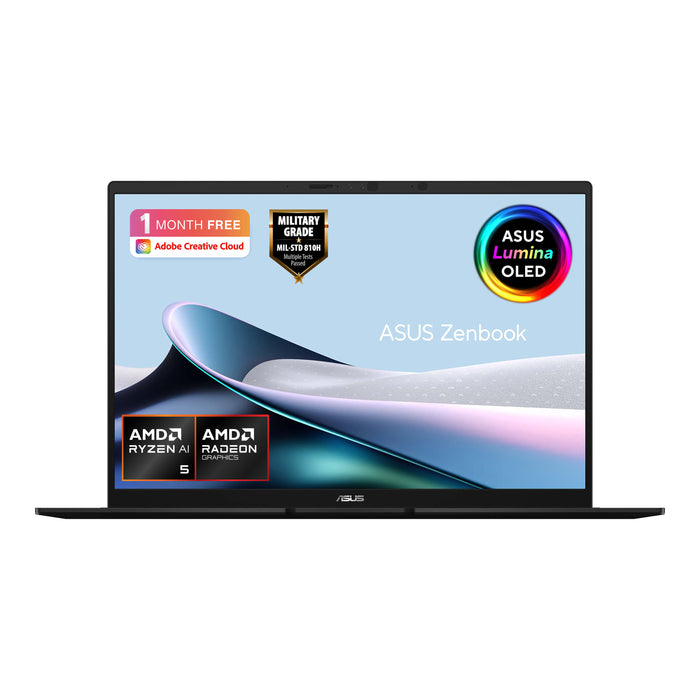 ASUS Zenbook 14 OLED UM3406GA-QD034W, AMD Ryzen™ AI 5, 2 GHz, 35.6 cm (14"), 1920 x 1200 pixels, 16 GB, 1 TB