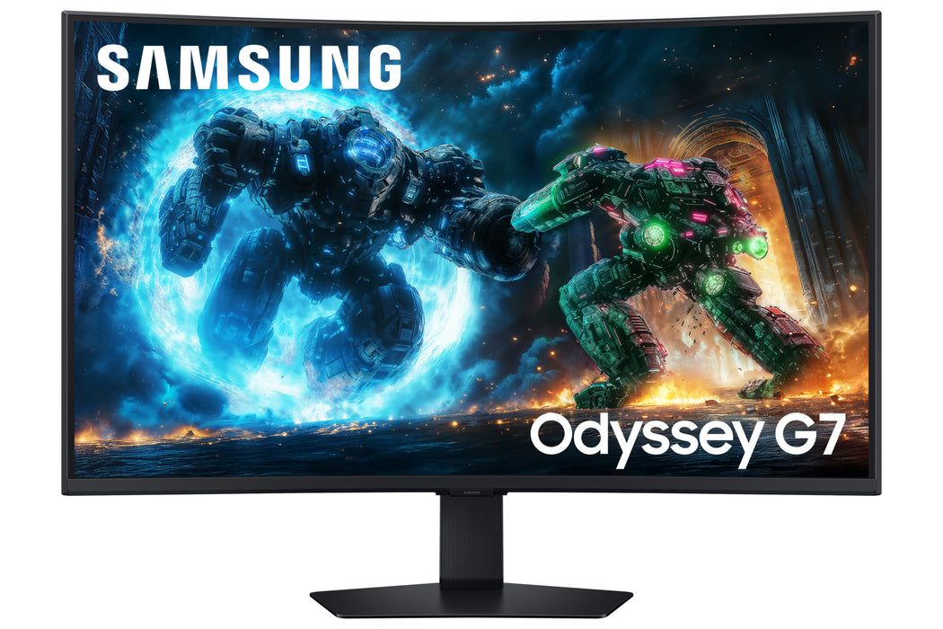 Samsung 37" Odyssey G7 G75F UHD 165Hz Curved Gaming Monitor, 94 cm (37"), 3840 x 2160 pixels, 4K Ultra HD, LCD, 1 ms, Black